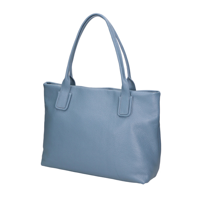 Borsa a spalla da Donna Lorena in Vera Pelle Made in Italy 26x39x13 cm