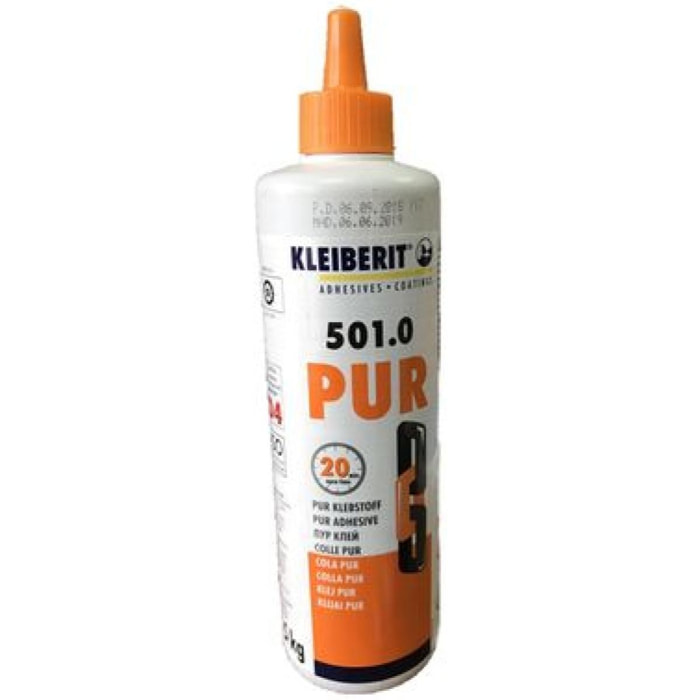 Colle PUR D4 rapide KLEIBERIT 501.0 - biberon 0,5kg - 501.0.8101