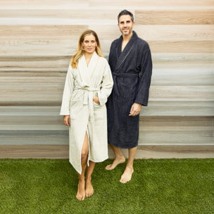 Albornoz l/xl 360 gr/m2 100% algodón beige