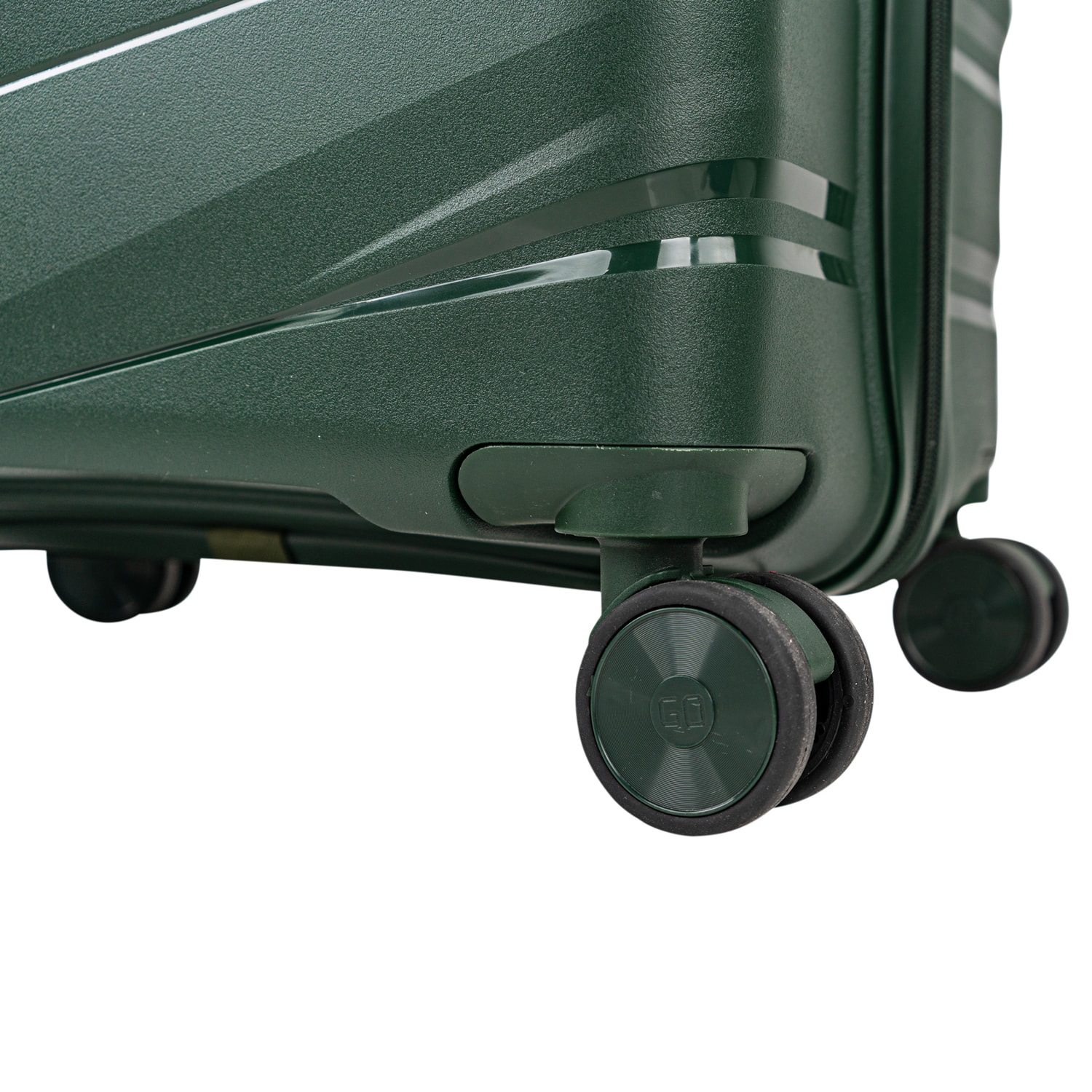 Juego De Maletas Rígidas Pp Jaslen Varese Verde