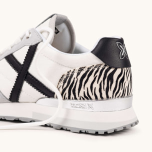 Zapatilla Sport Chic con Detalle Zebra MUNICH SUNSET 64