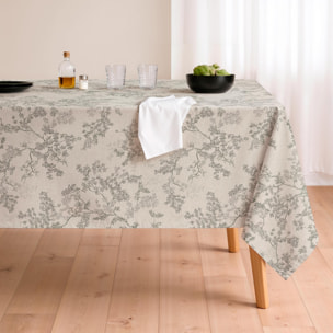 Nappe anti-taches SOMA GRIS CLAIR - en 100 % coton