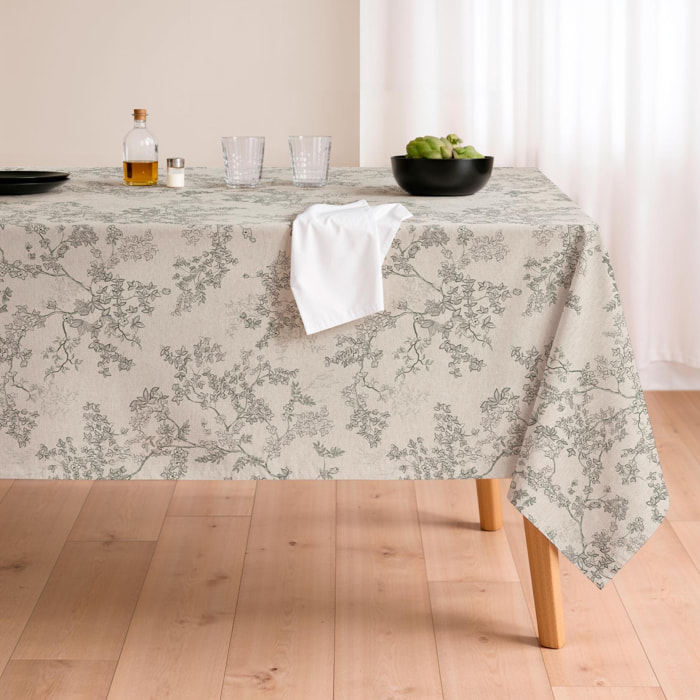 Nappe anti-taches SOMA GRIS CLAIR - en 100 % coton