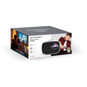 Mini vidéoprojecteur SCHNEIDER VP115 Blanc
