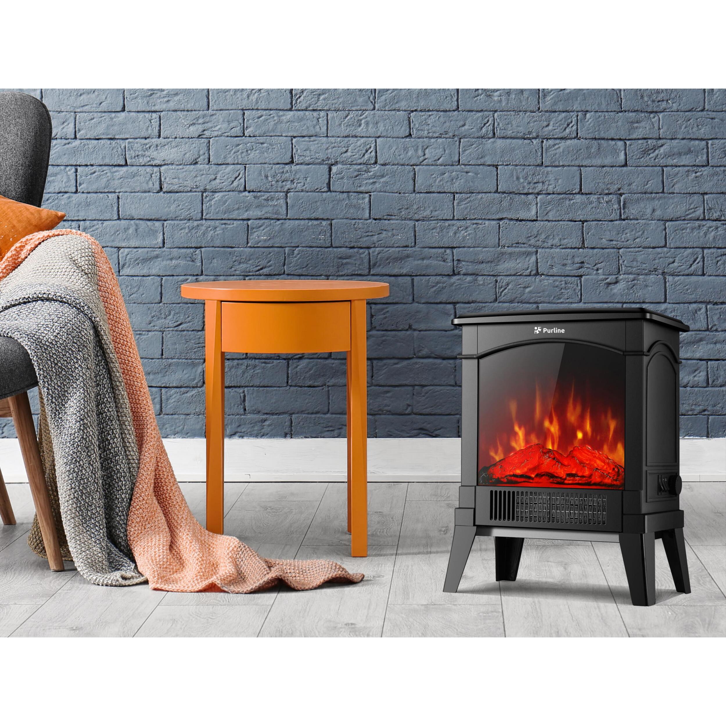 Chimenea eléctrica de suelo compacta 1500 W CHE-100 PURLINE