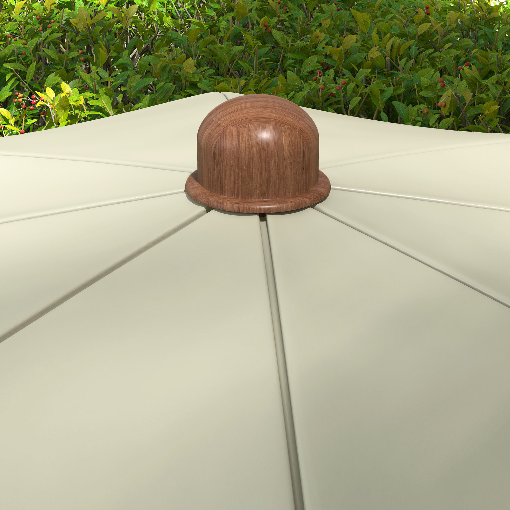 Sombrilla de Playa Grande con Flecos Ø190 cm Sombrilla de Terraza Exterior con Protección UV40+ Antiviento Impermeable Mástil de Ø32 mm y Bolsa de Transporte Verde Oliva Claro