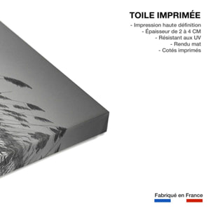 Tableau bord de plage on the beach  Toile imprimée