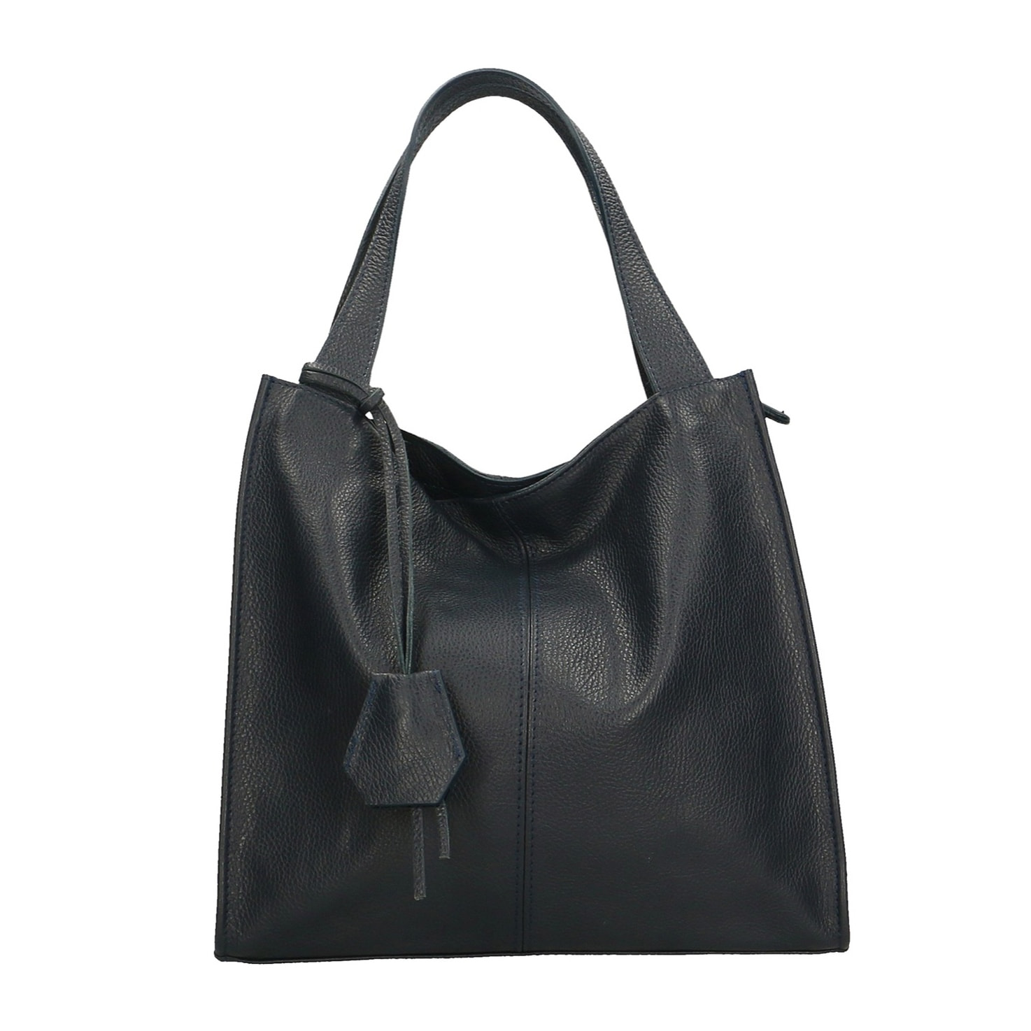 Borsa a spalla da donna - Modello Aelia - Vera pelle - 40.0 x 36.0 x 12.0 cm