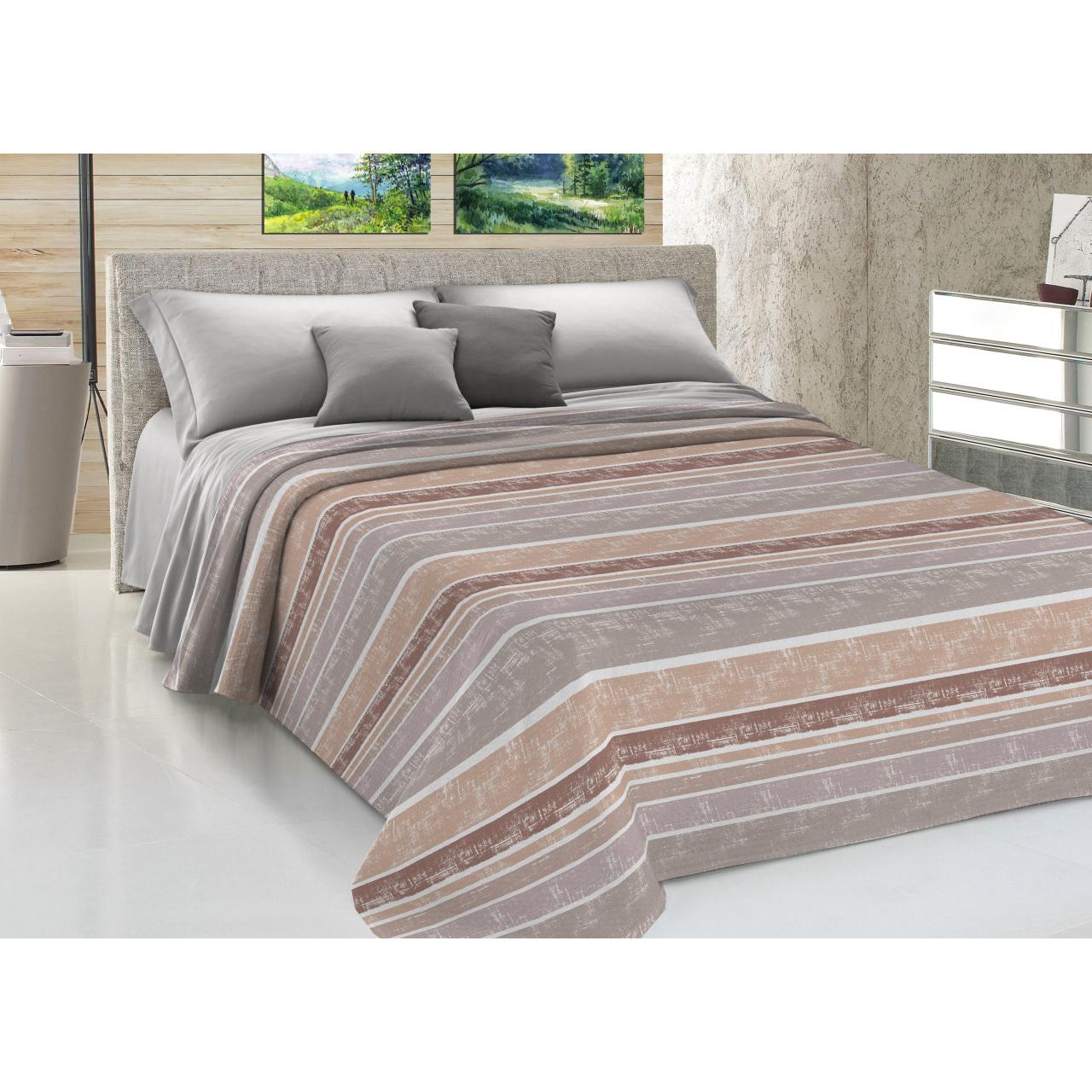 Copriletto Piquet 100% Cotone Linea Sofia Rodrigo Beige