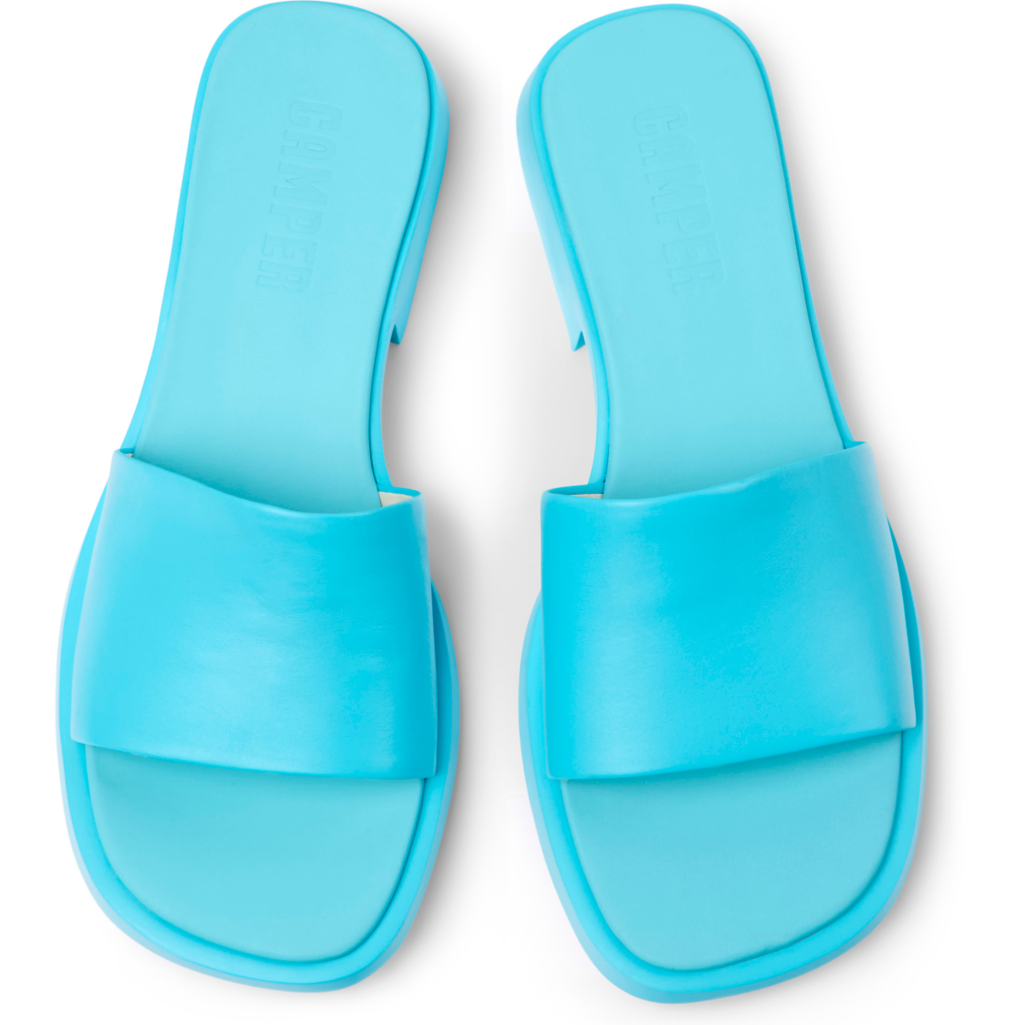 Sandalias - CAMPER Dana - Turquesa - Cuero liso