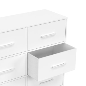 Commode Uma 6 tiroirs blanc