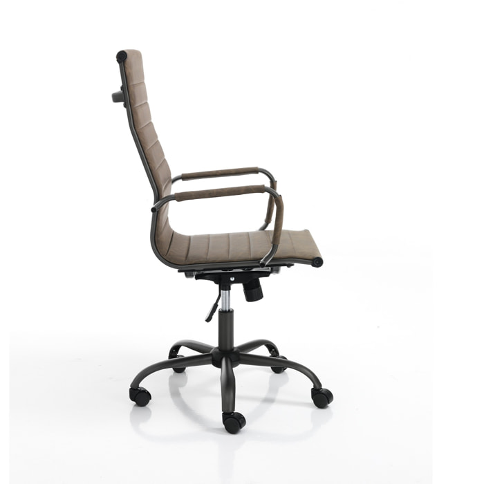 Tomasucci poltrona da ufficio TASK OLD BROWN marrone