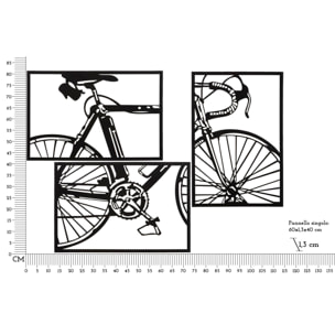 PANNELLO DA MURO BIKE SET 3PZ CM 40X1,3X60 (SINGOLO PZ)