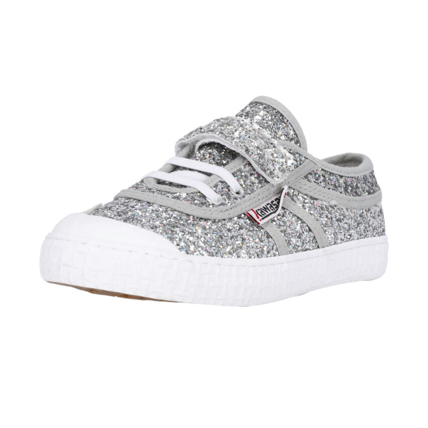 KAWASAKI Glitter Kids Shoe W/Elastic K202586-ES 8889 Silver