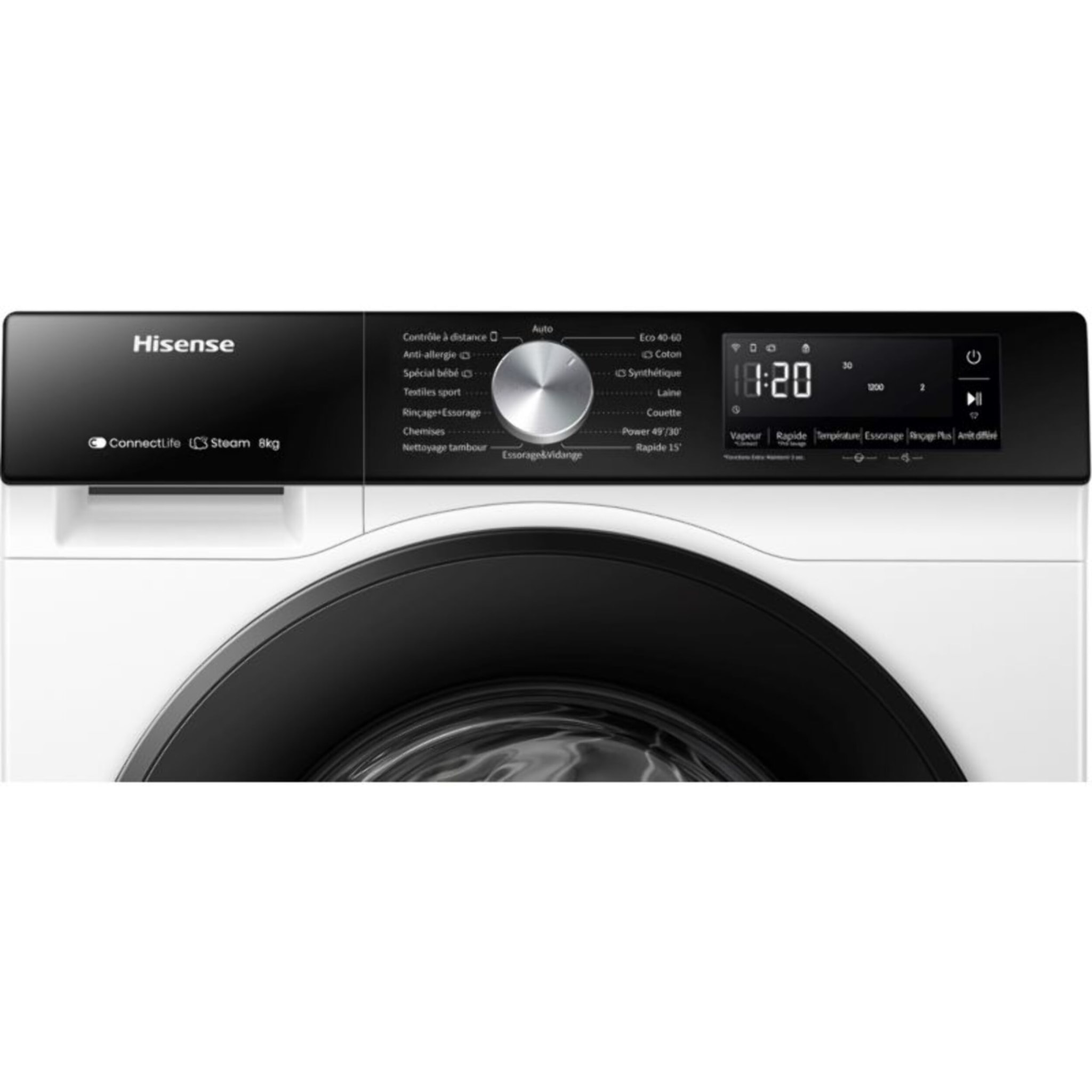 Lave linge hublot HISENSE WF3S8043BW3
