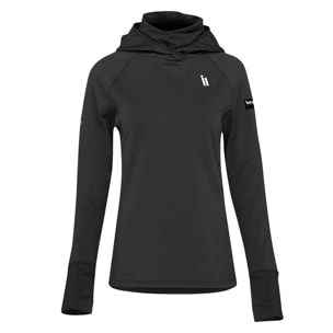 Felpa iwalk EcoRun Tech da donna in nero