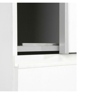 Armoire portes coulissantes 3 tiroirs L200 cm - 2 coloris - LOOKY