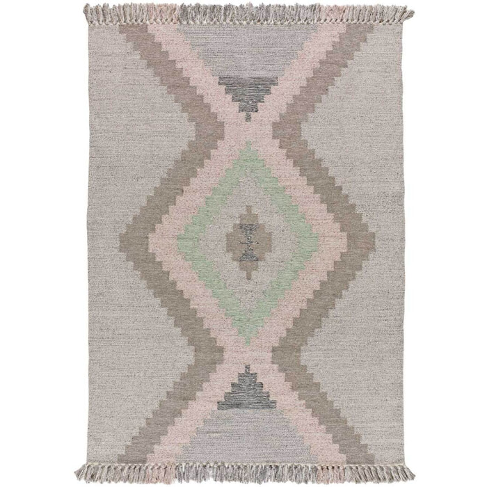 CHANDIA Alfombra kilim algodón reciclado multicolor, varias medidas disponibles