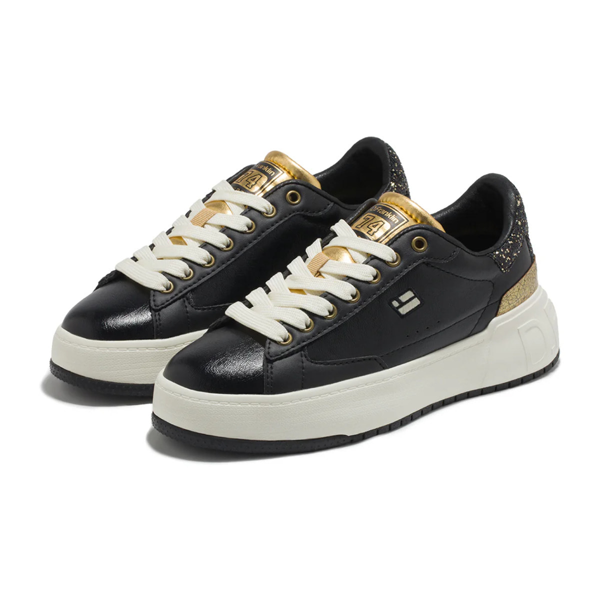 Zapatillas Deportivas de Mujer Court '74 Negro/ Oro