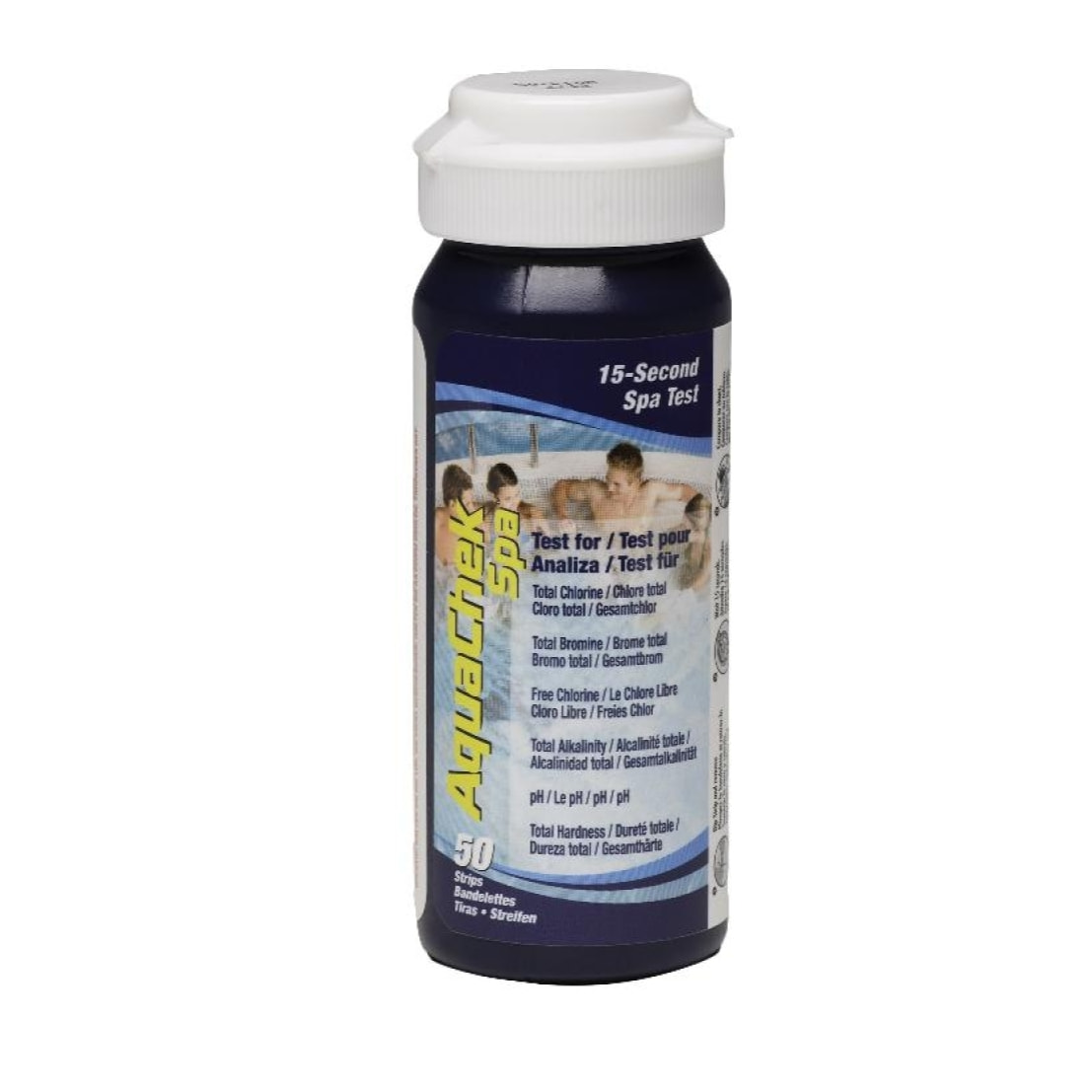 50 Bandelettes d'analyse AQUACHECK Spa 6 en 1 - 552244