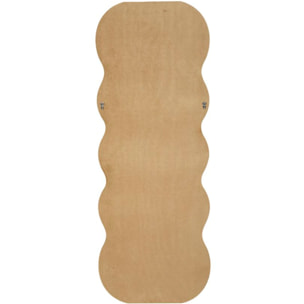 SPECCHIO DA MURO EMILY VELLUTO ORO CM 60X6X160 (MISURA SPECCHIO CM 42X144)