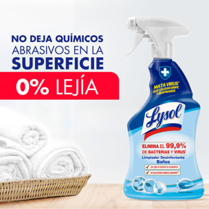 PACK 3x SPRAYS DESINFECTANTES LYSOL 750ML (MULTIUSOS, COCINA, BAÑO)