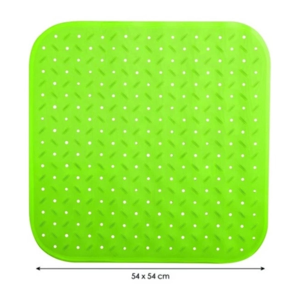 Tapis Fond de douche antidérapant Caoutchouc CLASS 54x54cm Pistache MSV