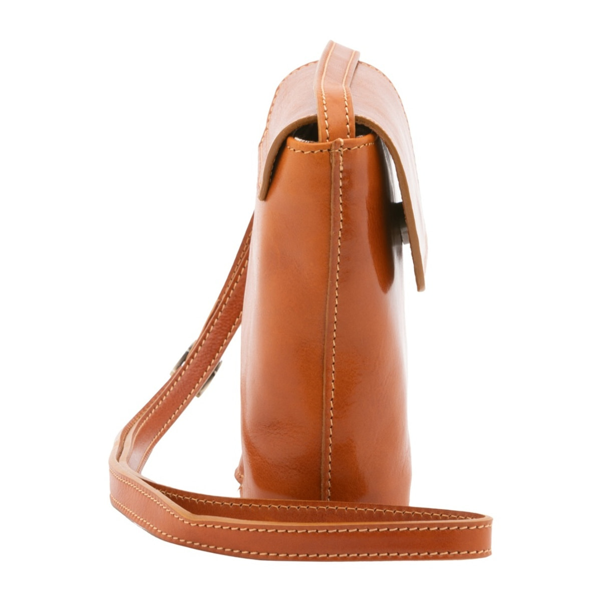 Borsa a tracolla uomo in vera pelle - Modello Castillon - 100% pelle - 16.0 x 17.5 x 7.0 cm