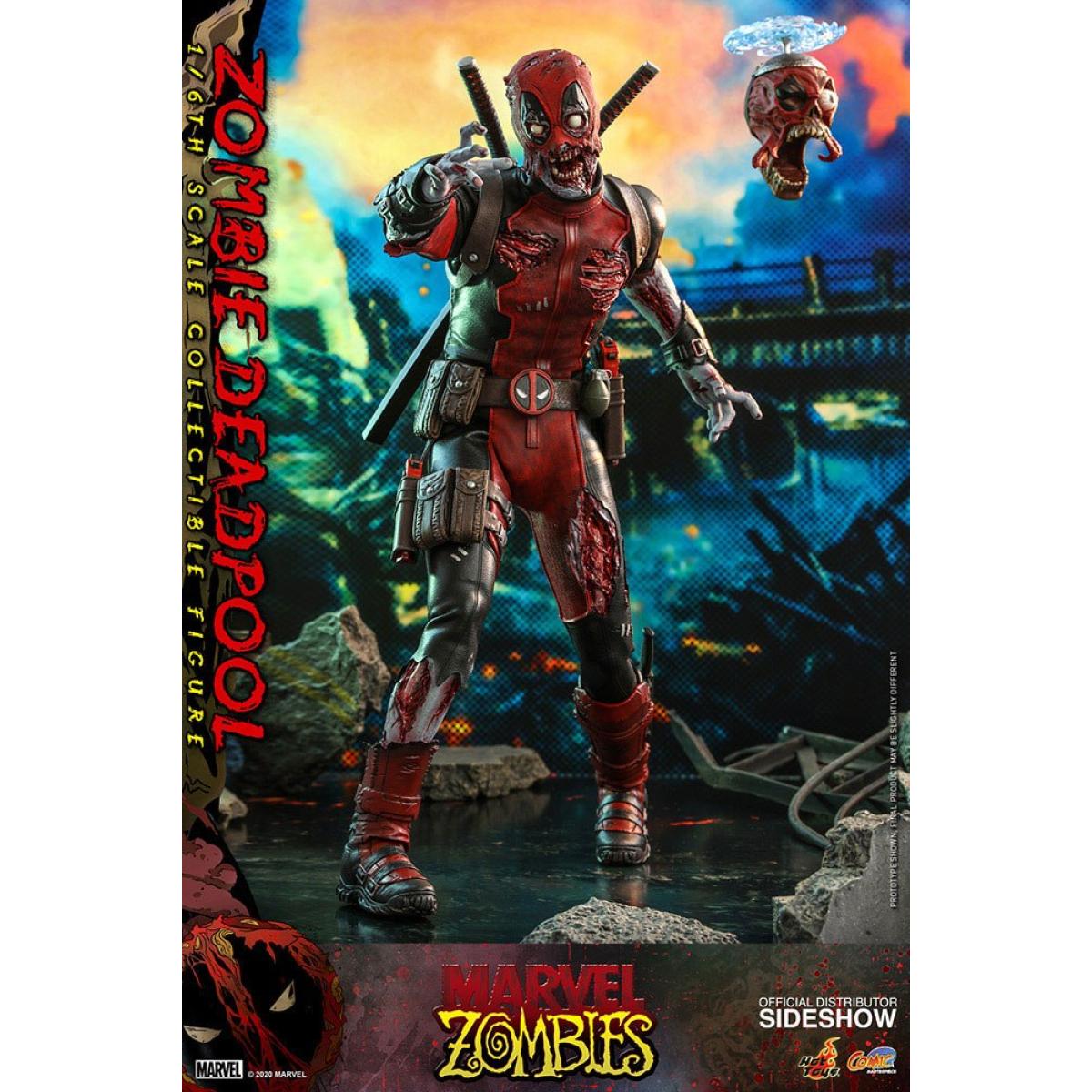 Marvel Zombies Comic Masterpiece Action Figura 1/6 Zombie Deadpool 31 Cm Hot Toys