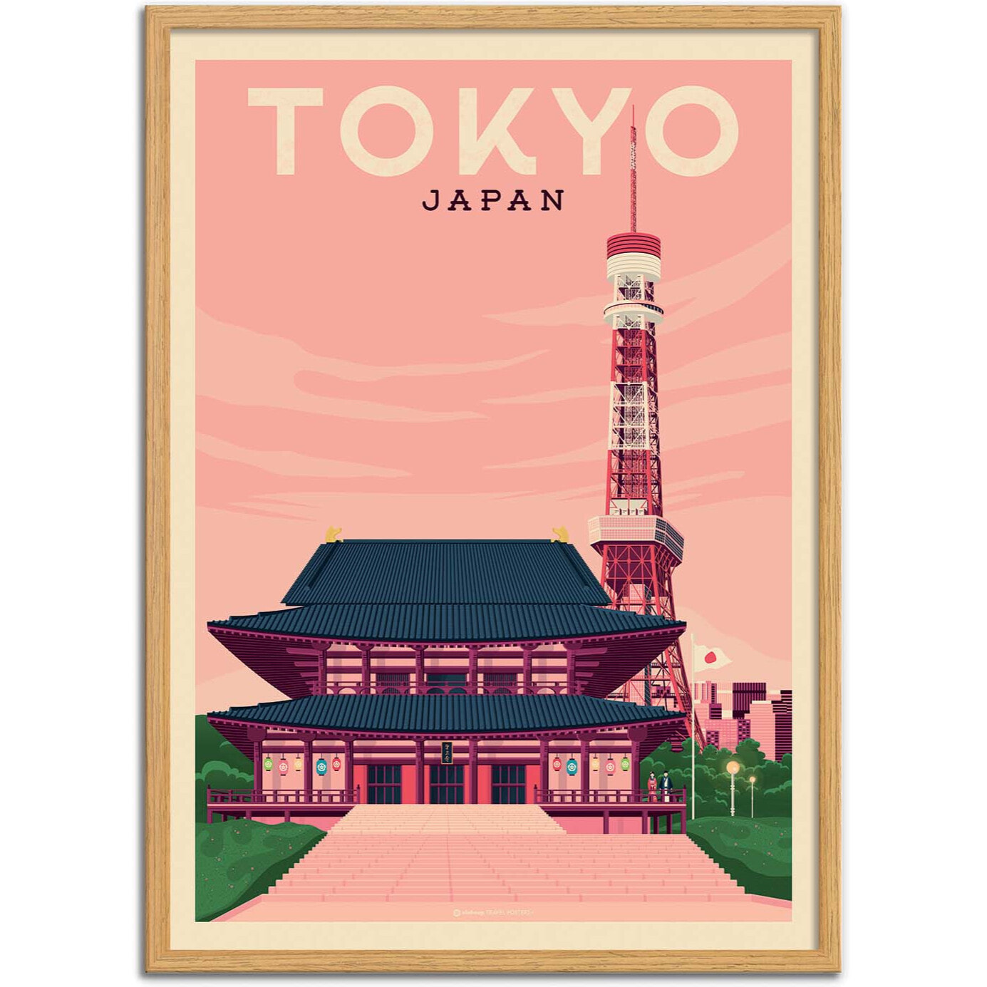 Affiche - Tokyo - Olahoop Travel Posters