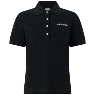 Kappa - Polo Shirts Donna Nero - Logo Fixe