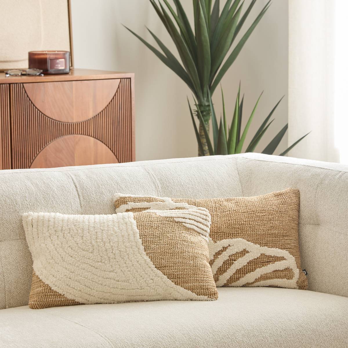 Coussin Loomia rectangulaire 30x50cm géométrique