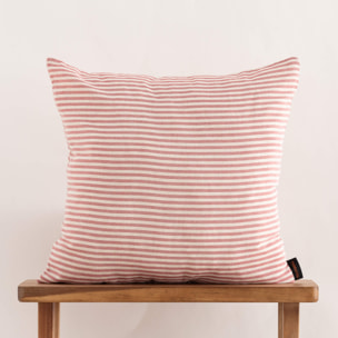Housse de coussin jacquard 65x65 cm Jávea Mediana Burdeox