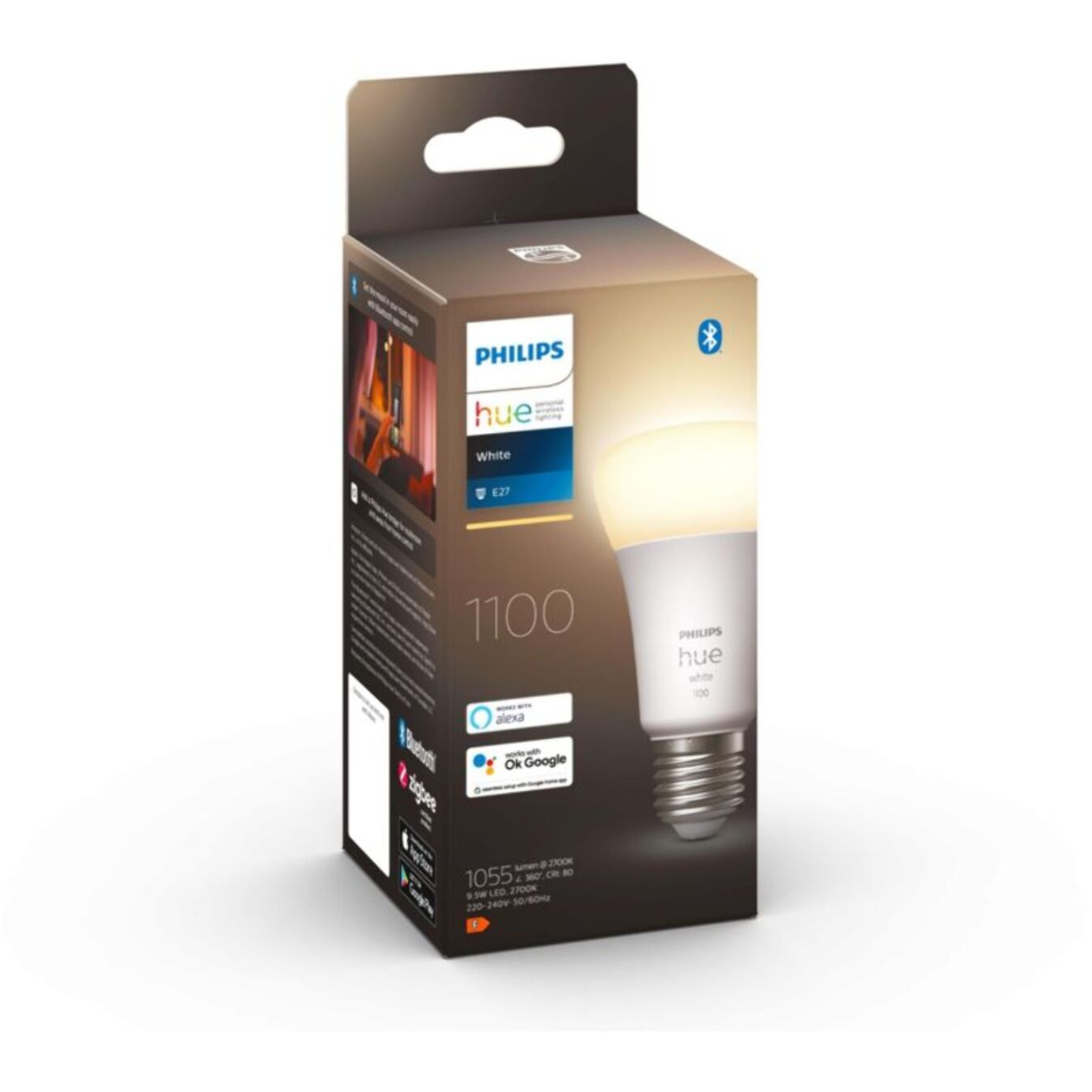 Ampoule LED connectée PHILIPS HUE White E27 75W