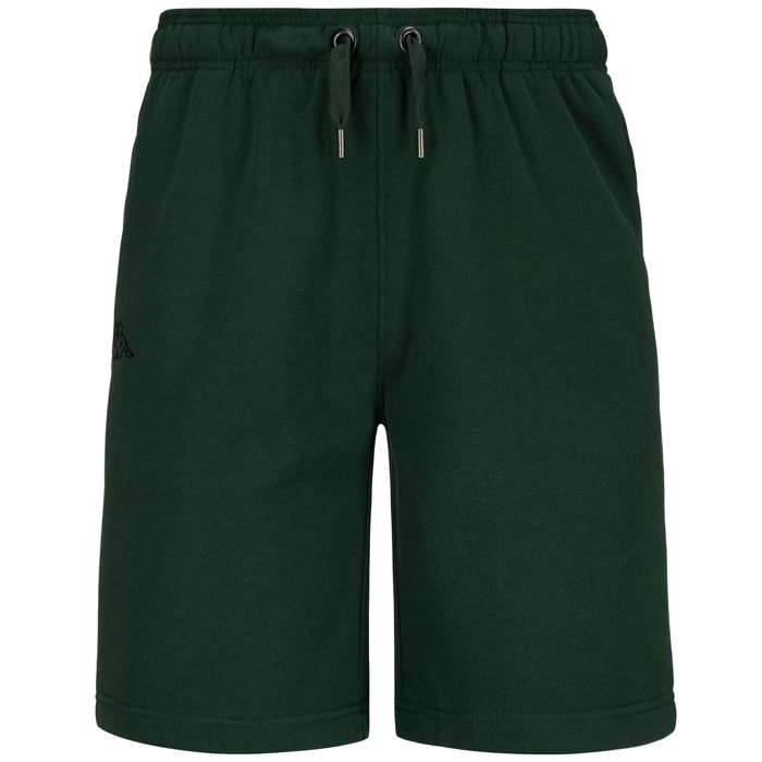 Kappa - Pantaloni Corti Uomo Verde - Logo Zoly Ry