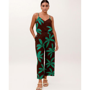 Palme sullo sfondo marrone in alto