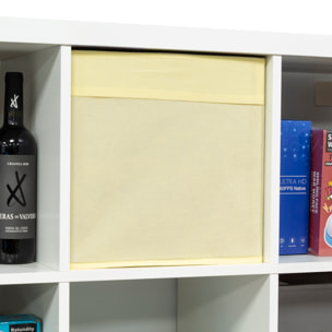 Caja de almacenamiento plegable con base convertible en tapa. 34x38x34 cm.