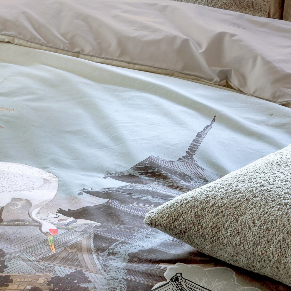 Housse de couette yasu gris