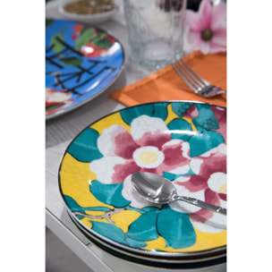 Servizio piatti 18 pezzi Excelsa – Furisode, Porcellana Multicolore