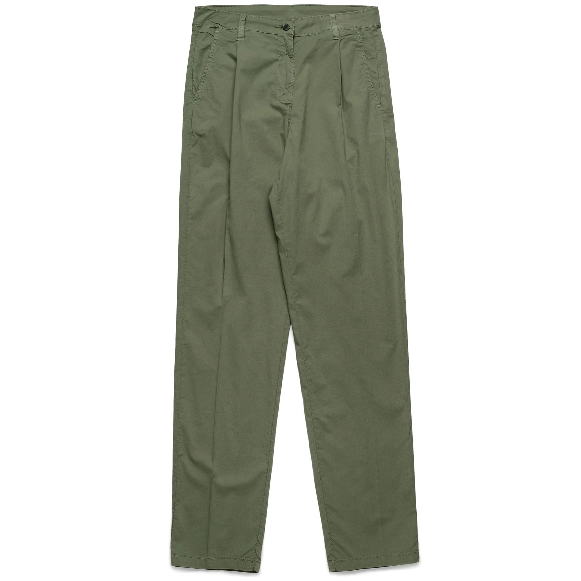 Kappa - Pantalones Mujer Verde - Noelia Light Poplin