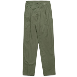Kappa - Pantalones Mujer Verde - Noelia Light Poplin
