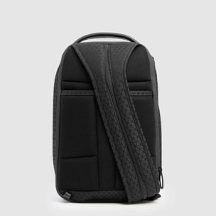 Piquadro Zaino monospalla uomo in tessuto riciclato