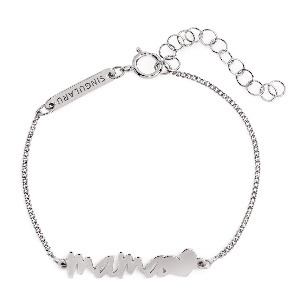 Bracciali Mom Heart in Argento