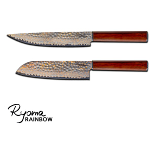 Set 2 couteaux de cuisine Ryoma Rainbow