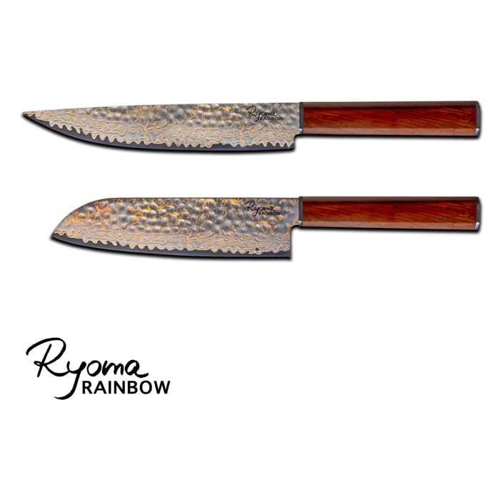 Set 2 couteaux de cuisine Ryoma Rainbow