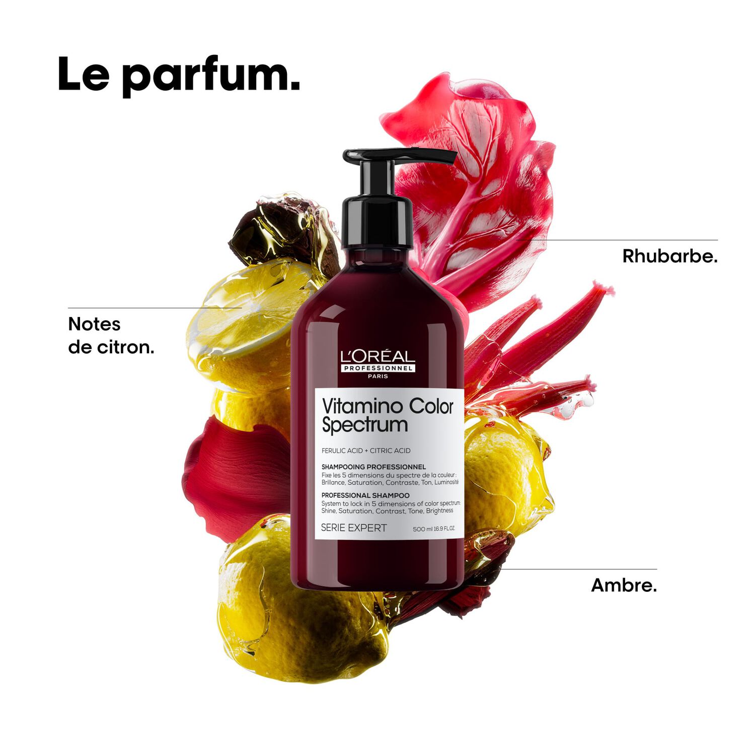 Série Expert Vitamino Color Spectrum - Shampoing protecteur pour cheveux colorés 500 ml