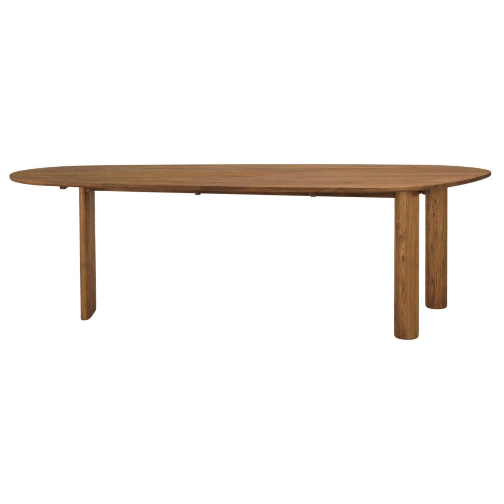 SIXTINE - Table à manger 260x120cm en bois de teck recyclé