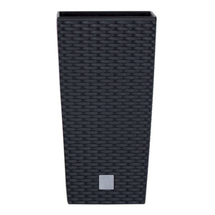 Maceta con inserto en color antracita