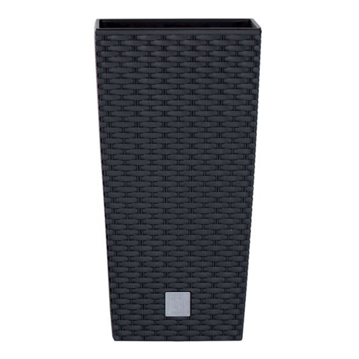 Maceta con inserto en color antracita