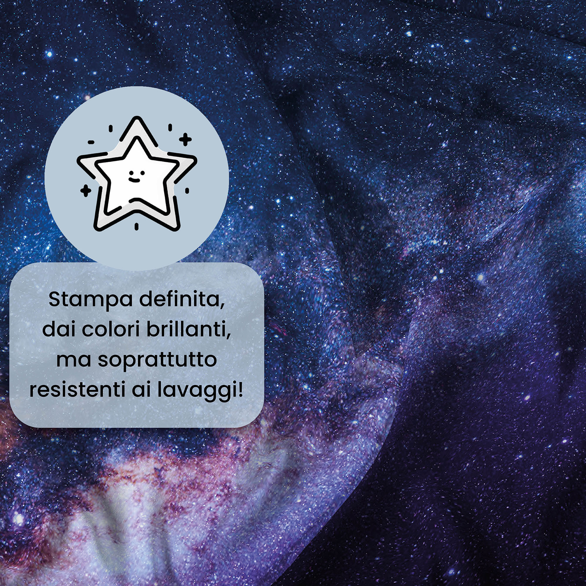 PARURE COPRIPIUMINO GOODNIGHT - STAMPA DIGITALE 100% Microfibra